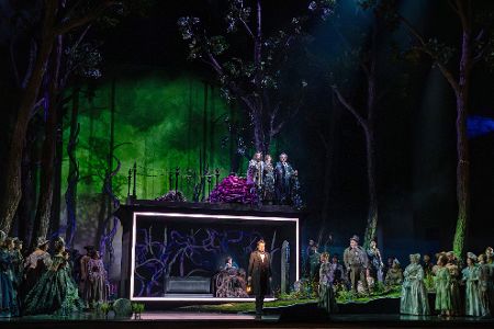 Aufführung eines Stücks in der Metropolitan Opera
