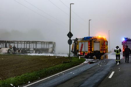 35 Schüler verließen den Bus rechtzeitig