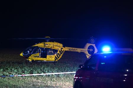 Auch Rettungshubschrauber waren im Einsatz. (Symbolbild)
