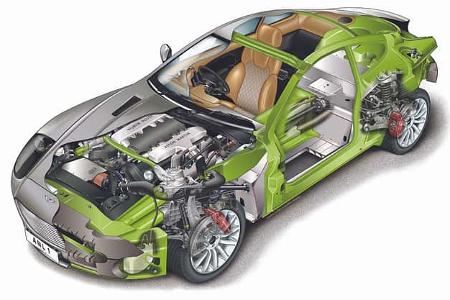 Aston Martin Vanquish 2001 alter Test
