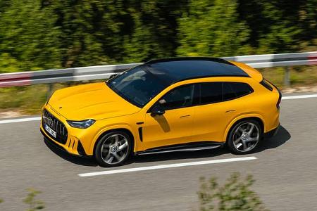 Der neue Mercedes-AMG GT SUV, Affalterbach, 2026. Mercedes-AMG GT 55 SUV Energieverbrauch kombiniert 23,8-21,2 kWh/100 km CO2 Emissionen kombiniert 0 g/km CO2-Klasse: A // The all-new Mercedes-AMG GT SUV, Affalterbach, 2026. Mercedes-AMG GT 55 S