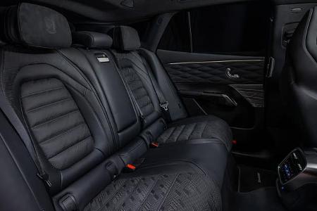 Der neue Mercedes-AMG GT SUV, Affalterbach, 2026. Mercedes-AMG GT 55 SUV Energieverbrauch kombiniert 23,8-21,2 kWh/100 km CO2 Emissionen kombiniert 0 g/km CO2-Klasse: A // The all-new Mercedes-AMG GT SUV, Affalterbach, 2026. Mercedes-AMG GT 55 S