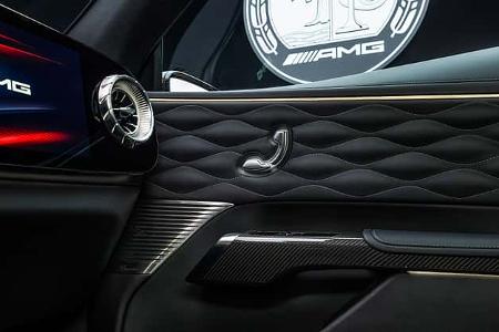 Der neue Mercedes-AMG GT SUV, Affalterbach, 2026. Mercedes-AMG GT 55 SUV Energieverbrauch kombiniert 23,8-21,2 kWh/100 km CO2 Emissionen kombiniert 0 g/km CO2-Klasse: A // The all-new Mercedes-AMG GT SUV, Affalterbach, 2026. Mercedes-AMG GT 55 S