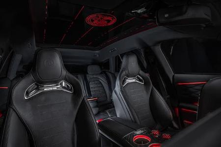 Der neue Mercedes-AMG GT SUV, Affalterbach, 2026. Mercedes-AMG GT 55 SUV Energieverbrauch kombiniert 23,8-21,2 kWh/100 km CO2 Emissionen kombiniert 0 g/km CO2-Klasse: A // The all-new Mercedes-AMG GT SUV, Affalterbach, 2026. Mercedes-AMG GT 55 S