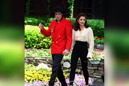 Lisa Marie Presley und Michael Jackson