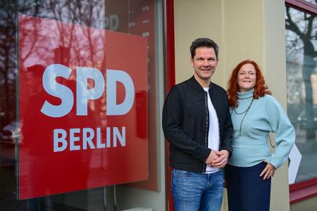 Die Berliner SPD wird von Steffen Krach und Bettina König geführt. (Archivfoto)