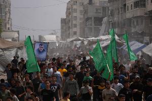 Begräbnis von Hamas-Kämpfern im September 2026 im Gazastreifen. (Archivbild)
