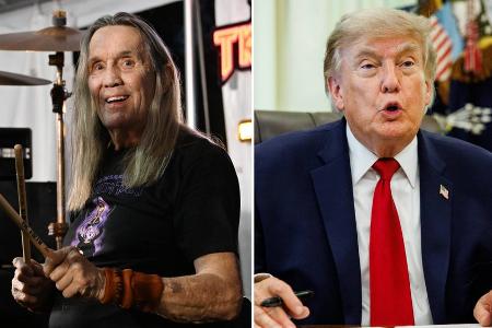 Iron-Maiden-Drummer Nicko McBrain lehnt Golfrunde mit Donald Trump ab