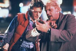 Marty McFly gratuliert Doc Brown zum 88. Geburtstag