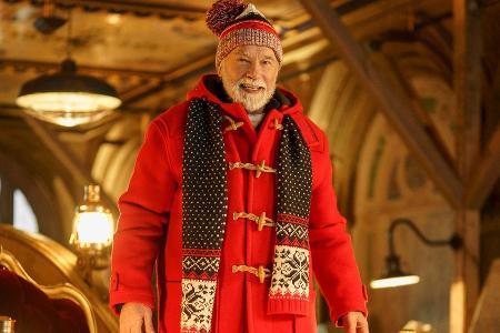 Als Santa Claus: Arnold Schwarzenegger hat seine Enkel 