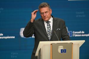 Wenn sich die Entwicklung fortsetzt, könnten wir den bisherigen Rekord übertreffen, sagt EU-Handelskommissar Maroc Sefcovic. (Archivbild)