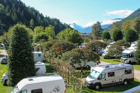 Platz, Südtirol, Italien, Camping Passeier, Alpen