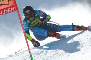 Riesenslalom in Sölden: Shiffrin führt, Aicher Neunte