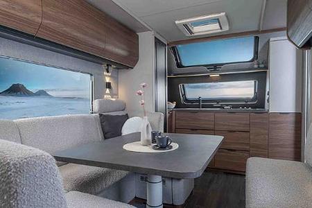 Caravan, Vergleich, Knaus Nordwind, Innenraum, Wohnzimmer, Dinette