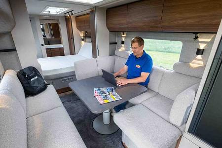 Caravan, Vergleich, Knaus Nordwind, Sitzgruppe