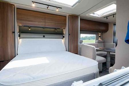 Caravan, Vergleich, Knaus Nordwind, Bett