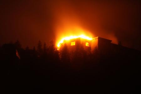Im Kehlsteinhaus am Obersalzberg in Berchtesgaden ist ein Feuer ausgebrochen. 
