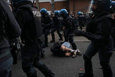 Proteste in Italien.