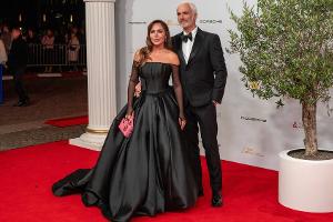 Simone Thomalla und René Marchand: Im All-Black-Look beim Opernball