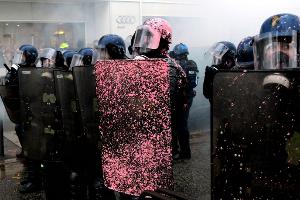 Frankreich mobilisiert für neue Proteste erneut ein Großaufgebot an Polizeikräften. (Archivbild)