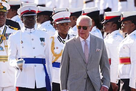 König Charles III. auf den Bahamas gelandet