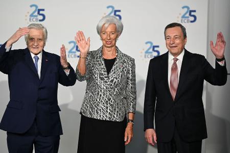 Lagardes Vorgänger Jean-Claude Trichet und Mario Draghi waren jeweils acht Jahre im Amt. (Archivbild)